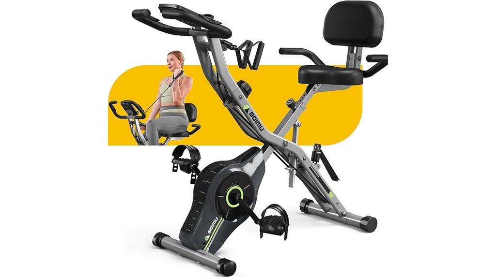 foldable magnetic resistance exercise bike