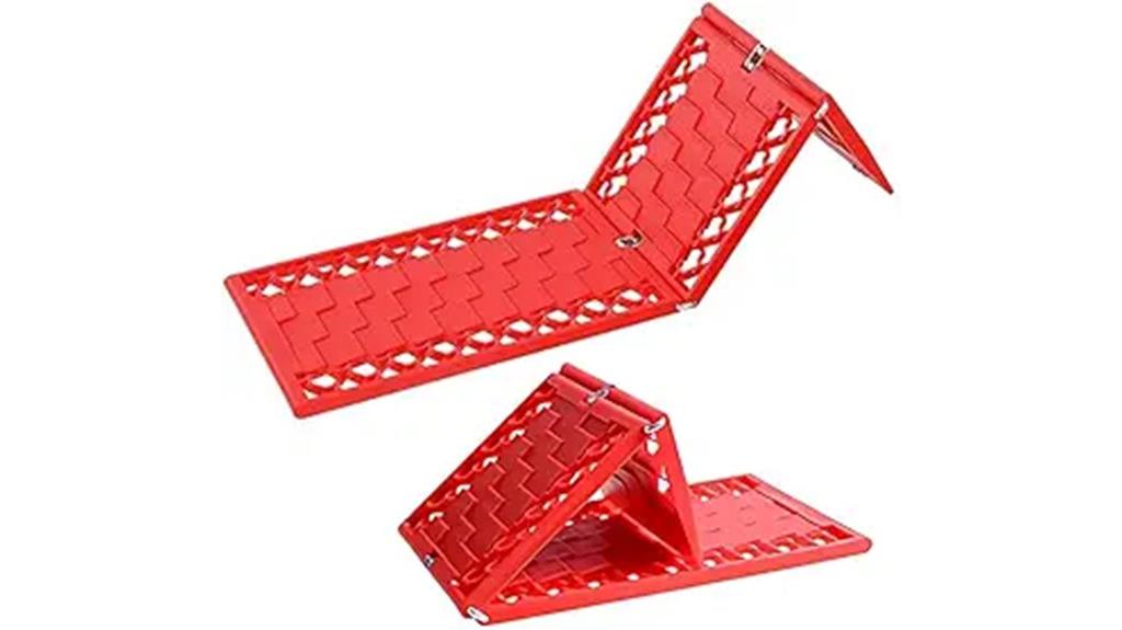 foldable traction mats pack