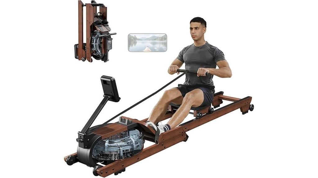 foldable water rowing machine