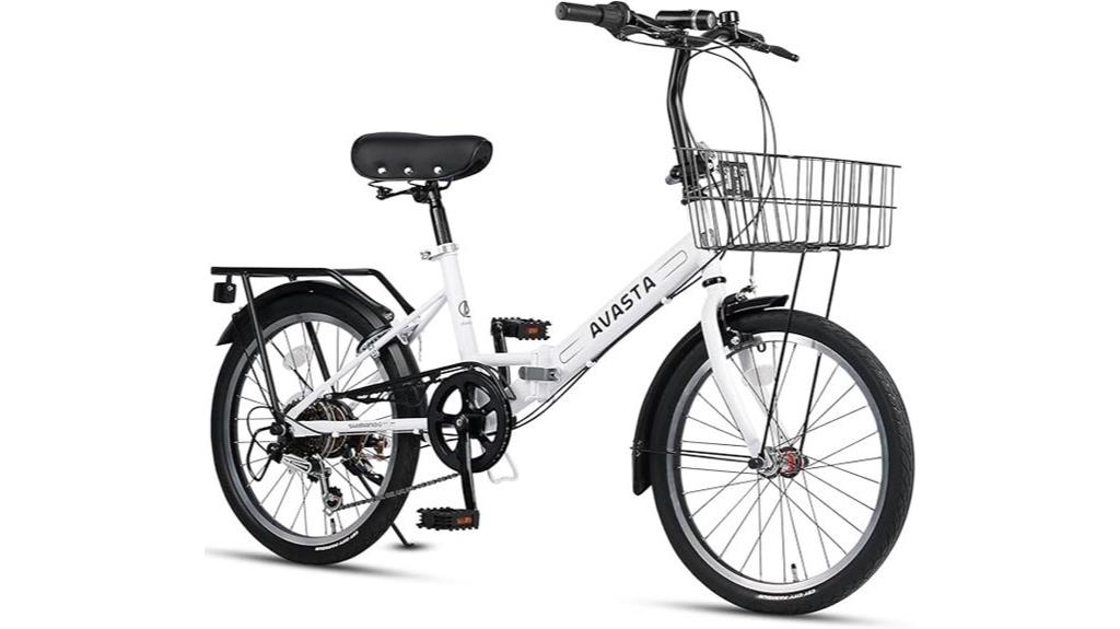 folding 7 speed bike