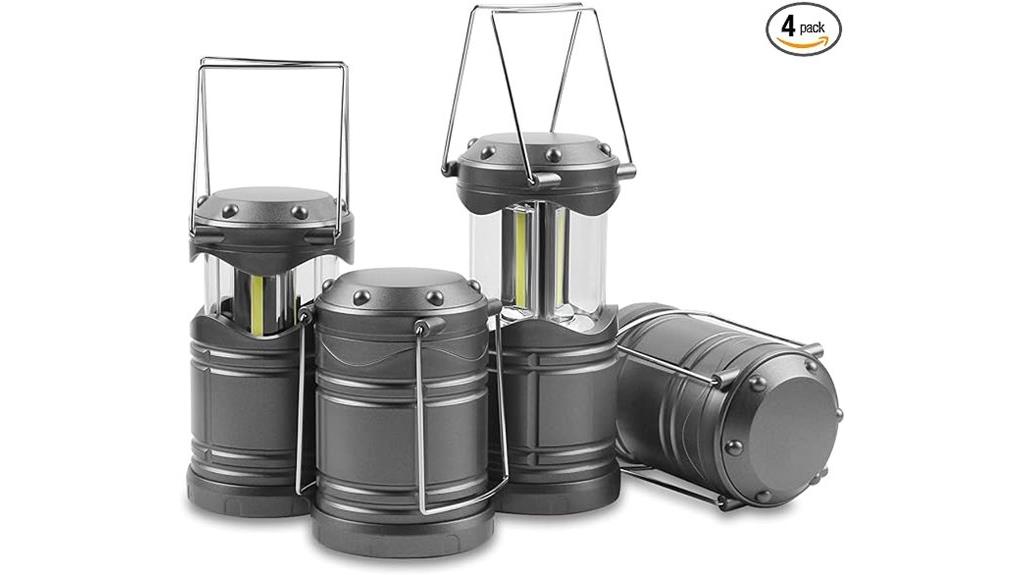 four pack led lanterns