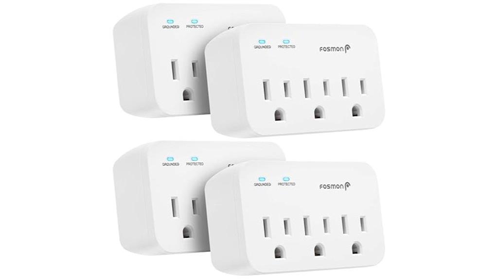 four pack surge protectors