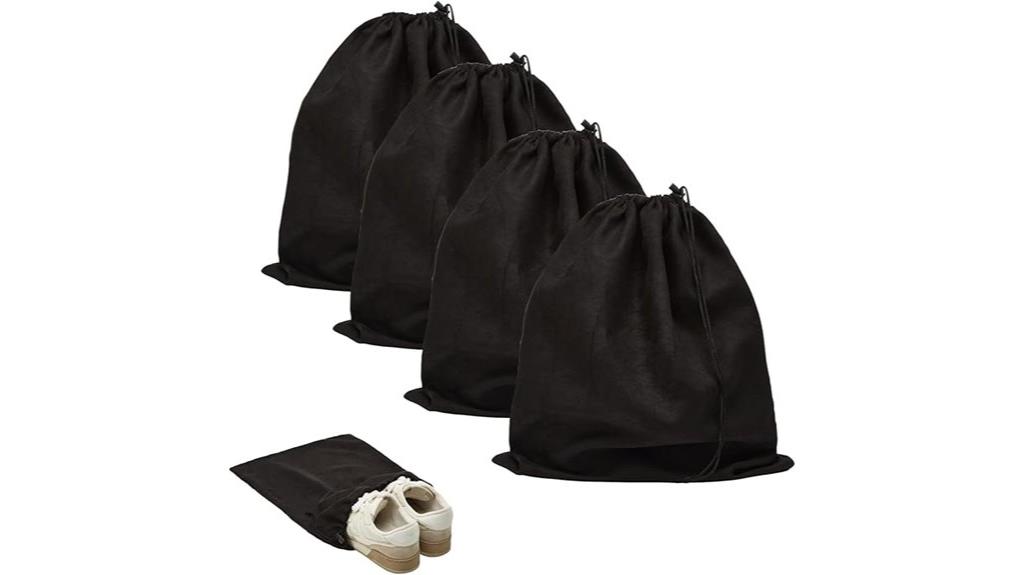 four piece shoe travel bags
