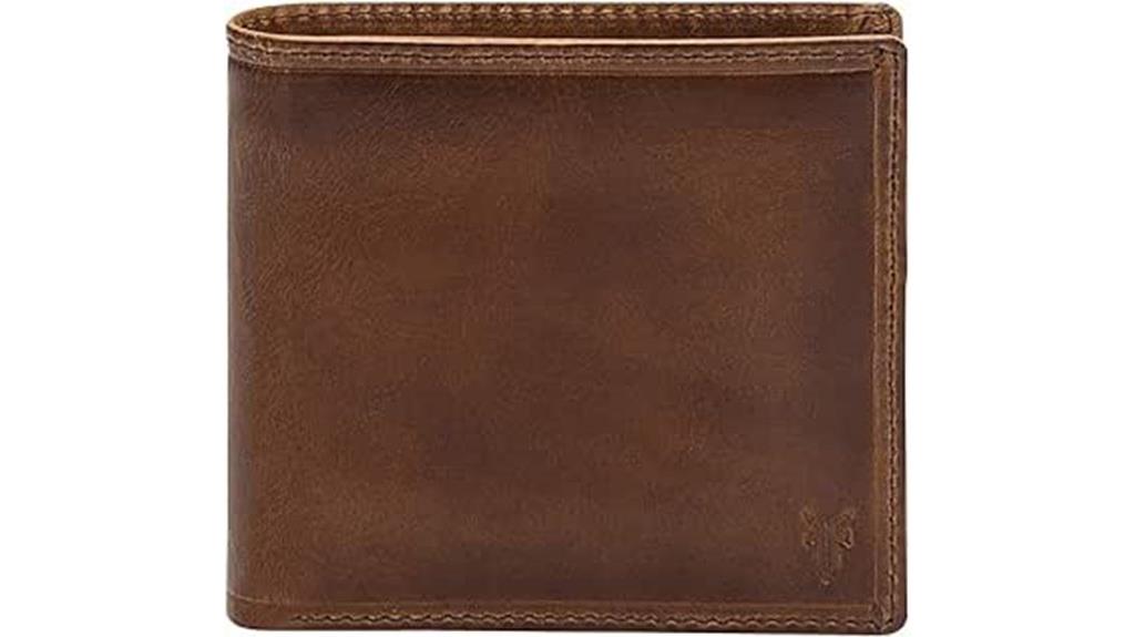 frye antique leather wallet