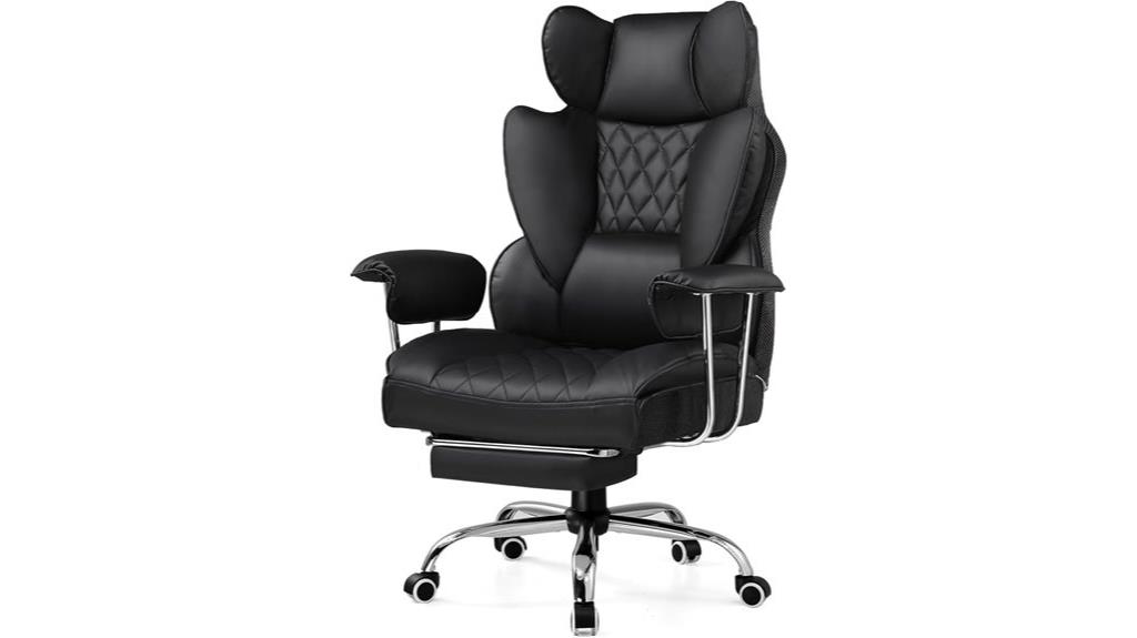gaming chair with lumbar support