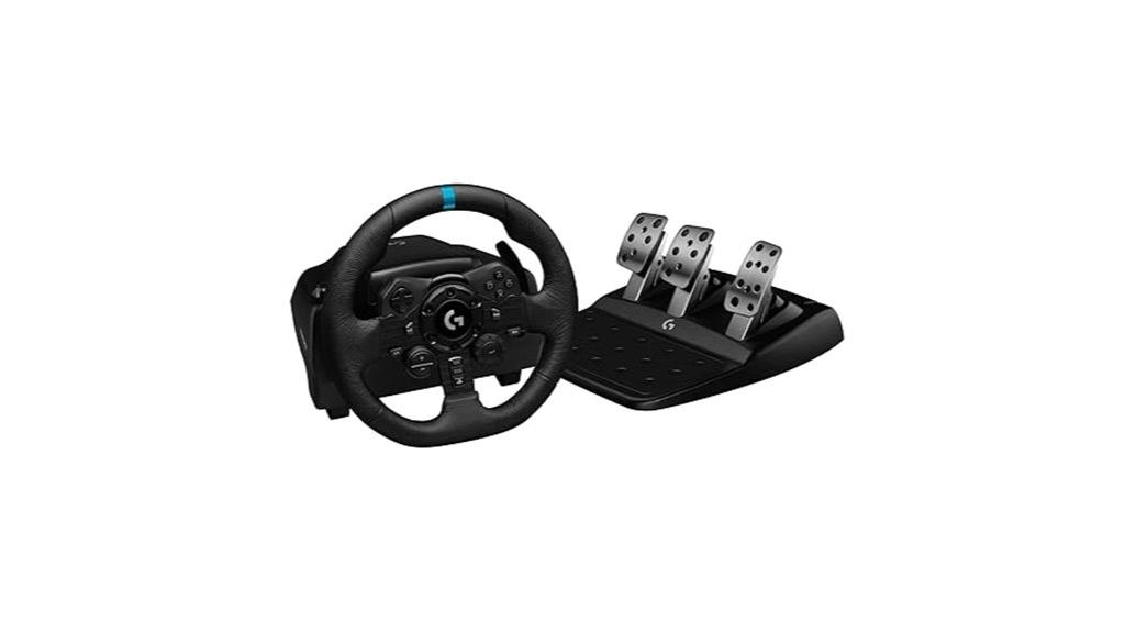 gaming wheel with pedals
