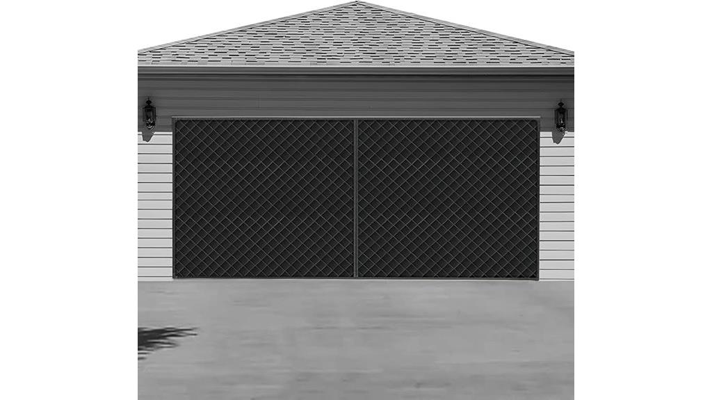 garage door insulation screen