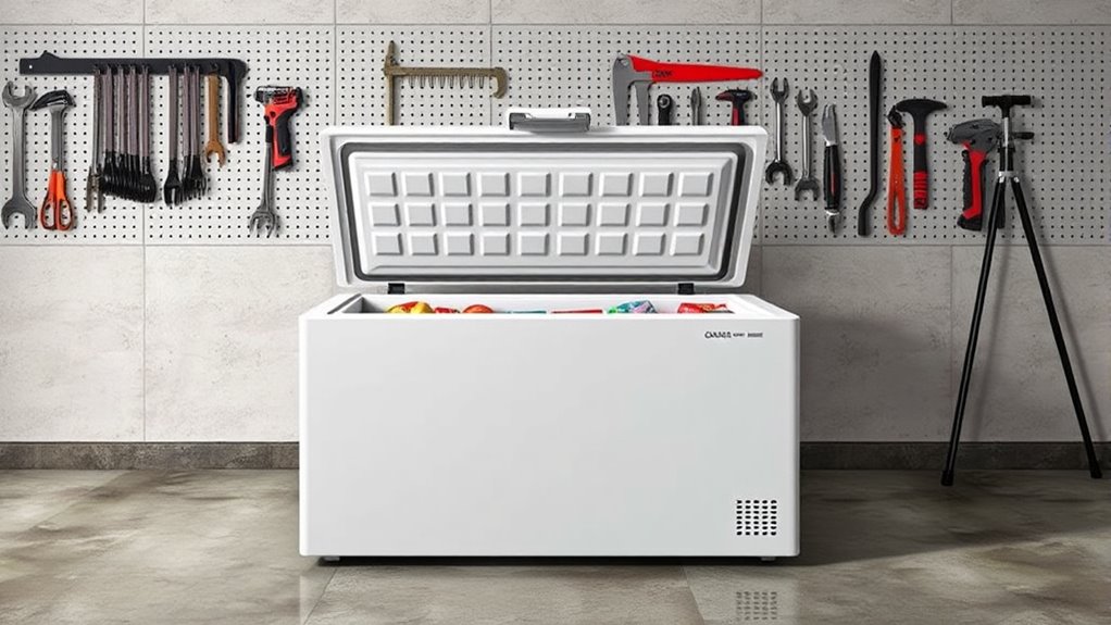 garage freezer selection criteria