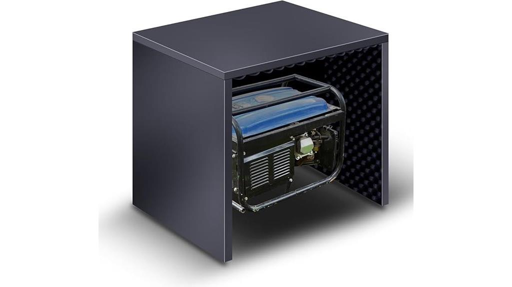 generator cover with soundproofing