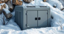 generator enclosures for snow