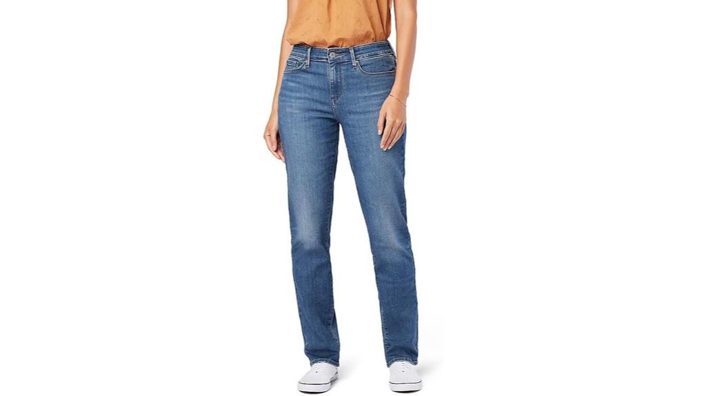 gold women s straight jeans