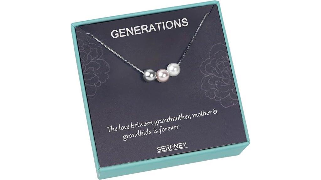 grandmother s three generation necklace