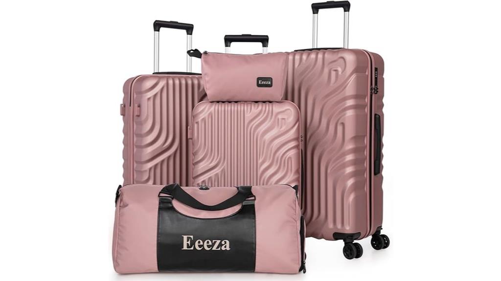 hard shell tsa luggage set