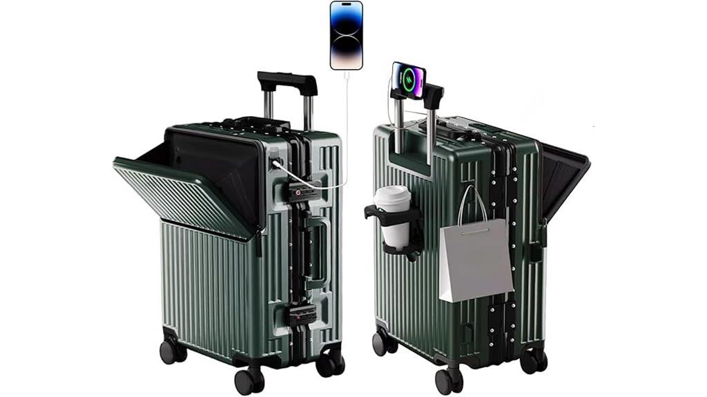 hard shell zipperless travel case