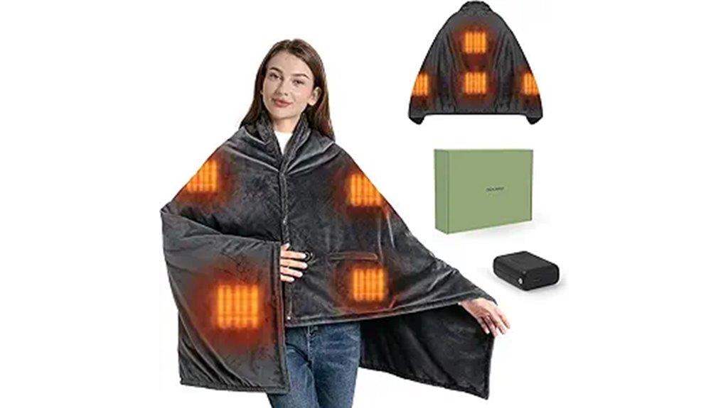 heated blanket with power bank