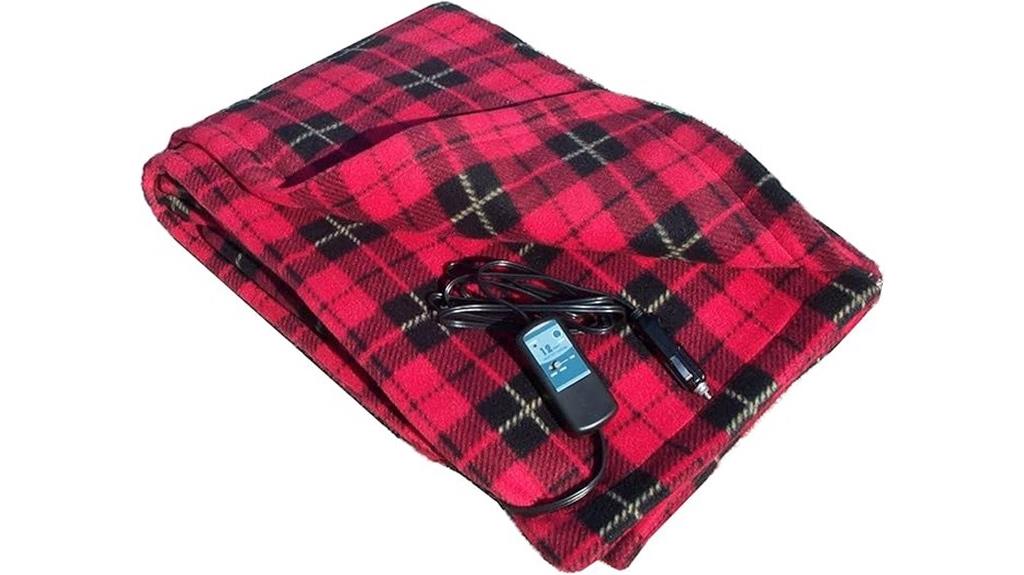 heated electric travel blanket