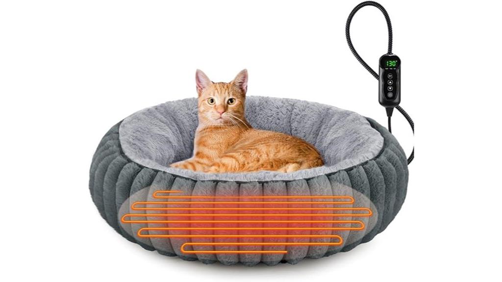 heated indoor cat bed