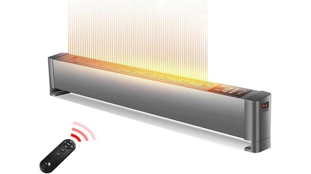 heated oil radiator with timer