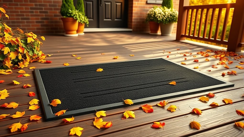heated outdoor entry mats