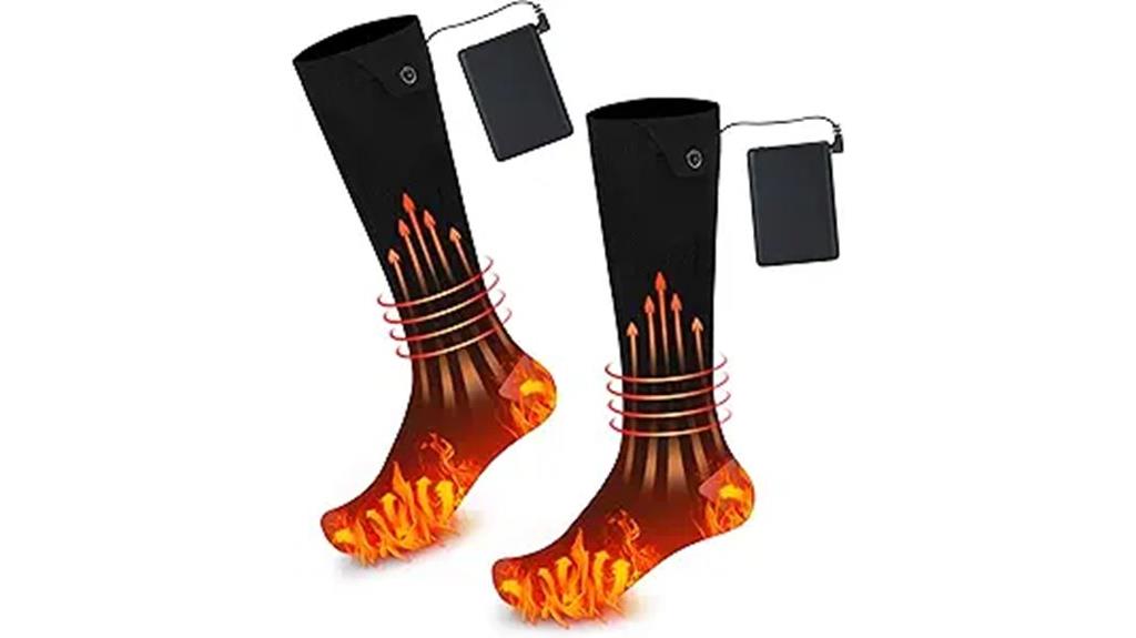 heated rechargeable socks