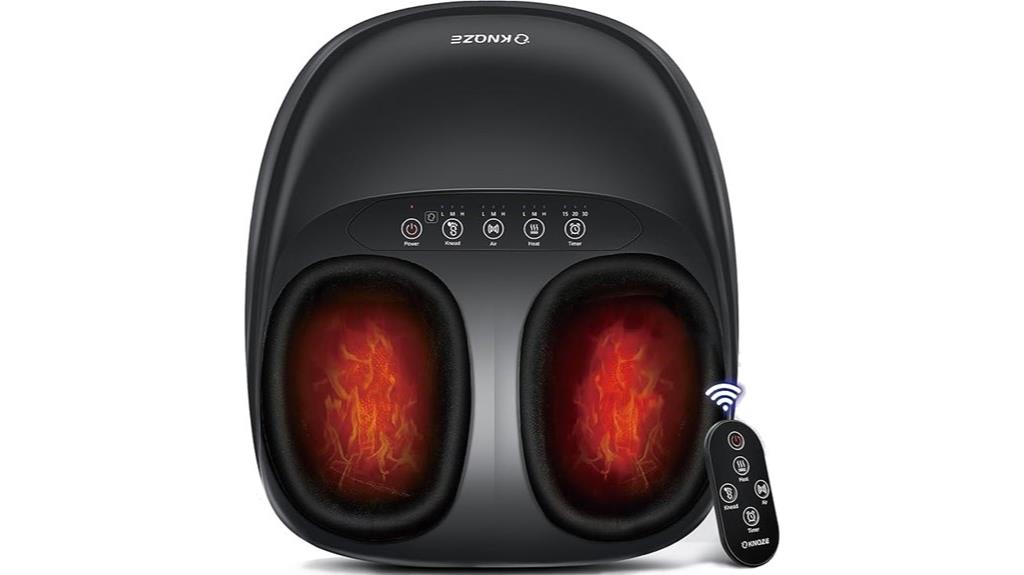 heated remote controlled foot massager