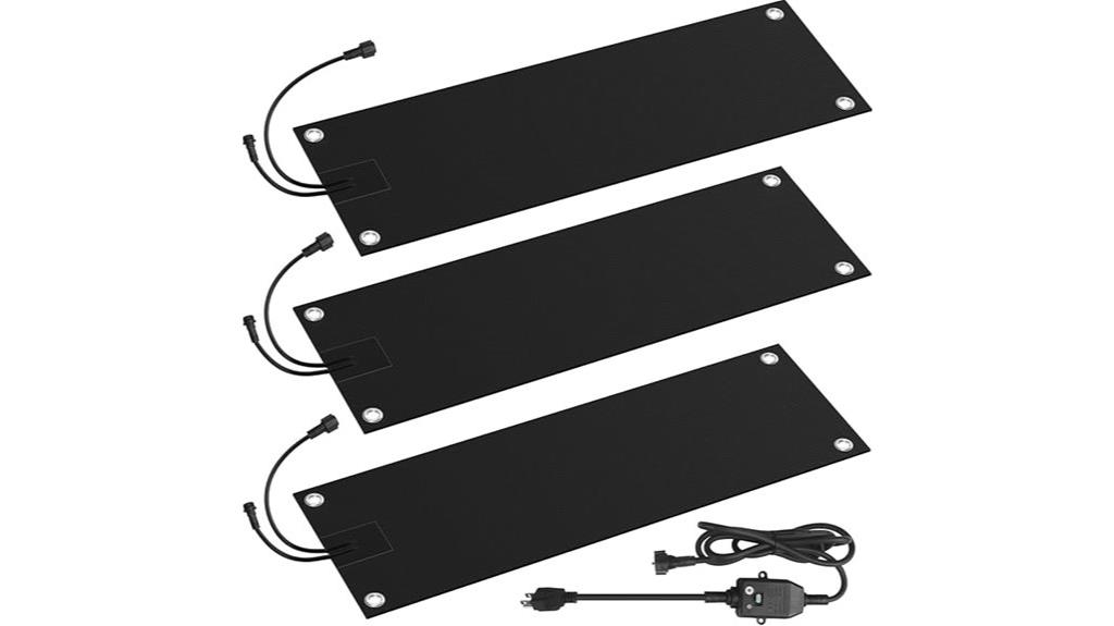 heated snow melting mats