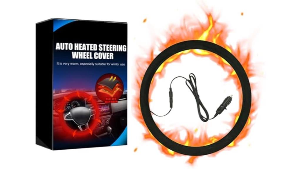 heated wheel cover size