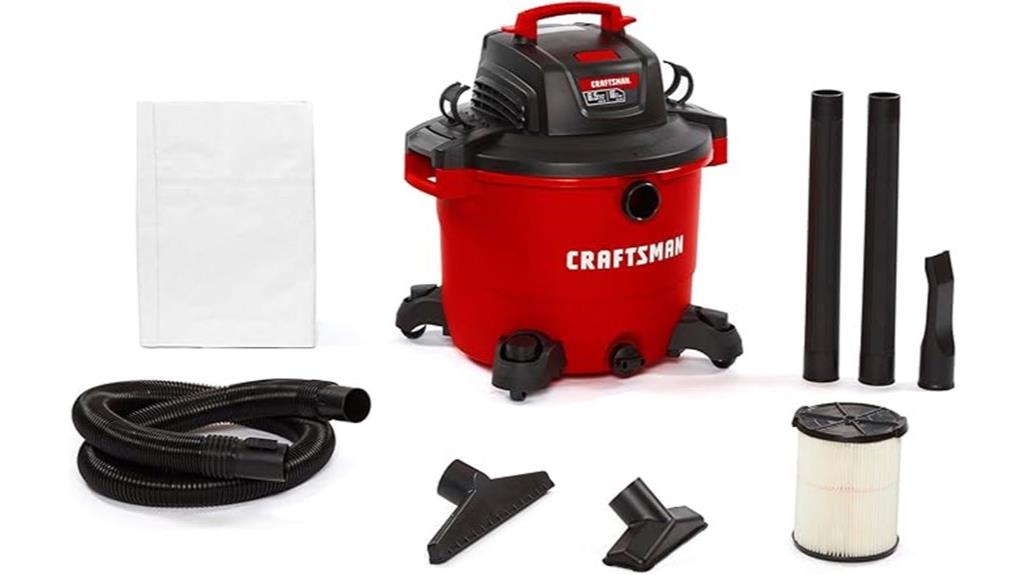 heavy duty 16 gallon vacuum