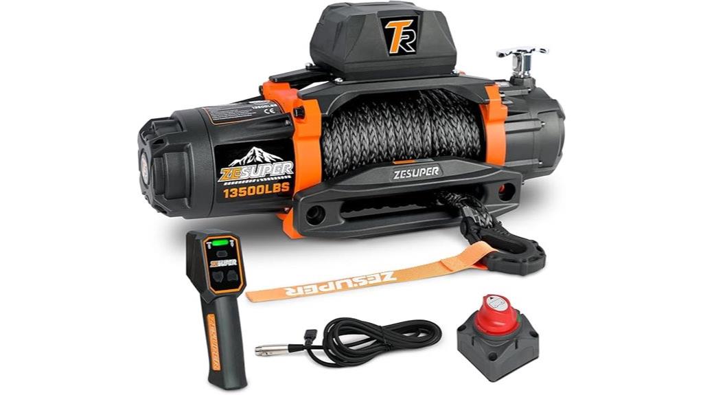 heavy duty electric winch