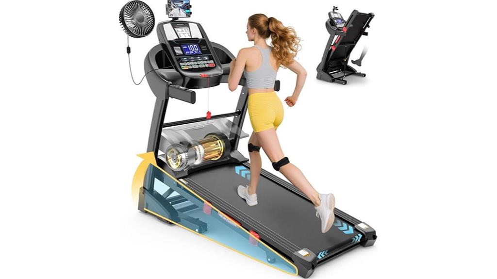 heavy duty incline treadmill with app