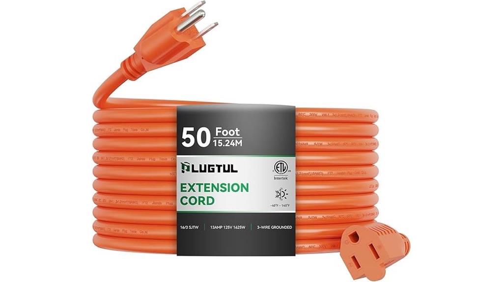 heavy duty waterproof extension cord