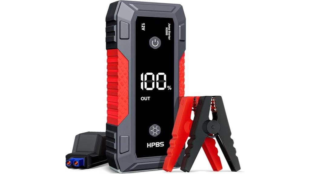high capacity car jump starter