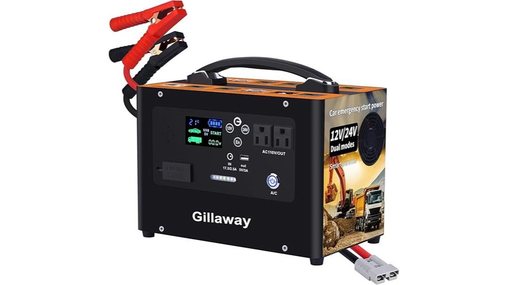 high capacity portable jump starter