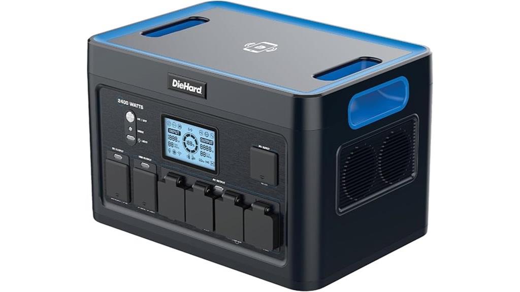 high capacity portable power station