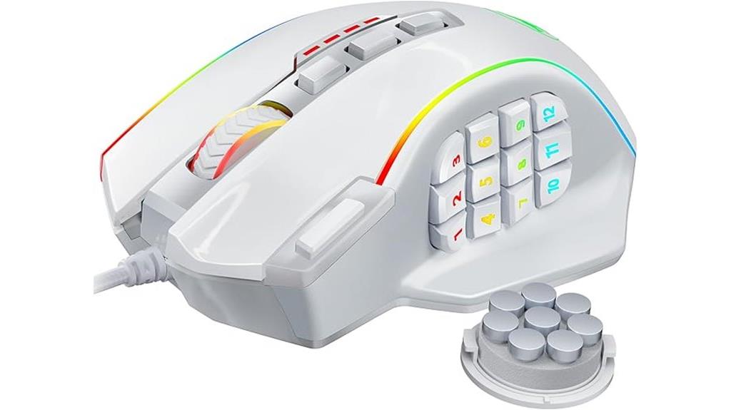 high dpi mmo gaming mouse