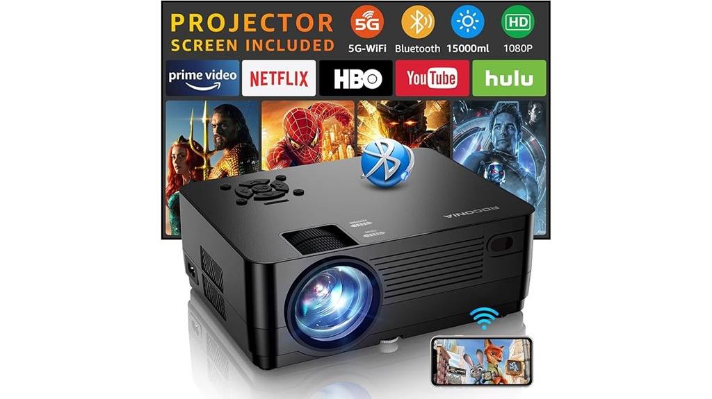 high res 5g projector