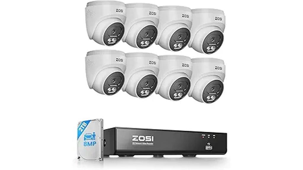 high resolution 8 channel nvr