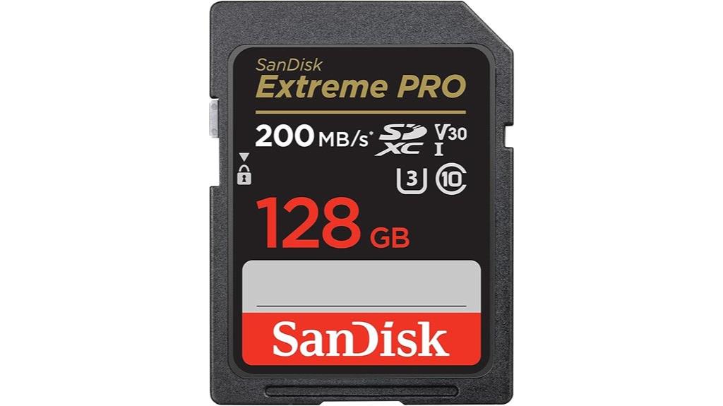 high speed 128gb sd card