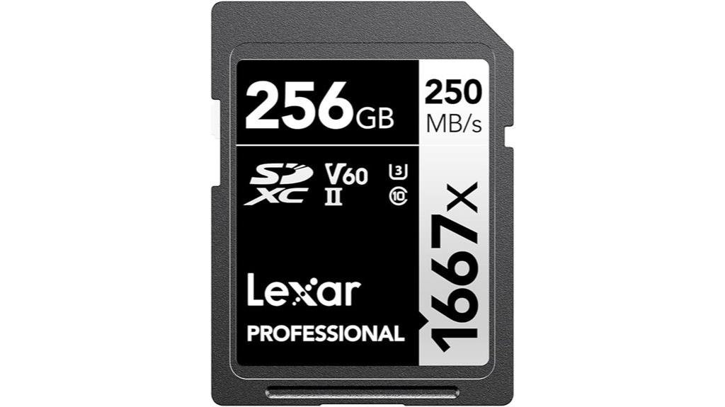 high speed 256gb sd card