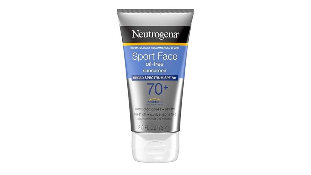 high spf sport face