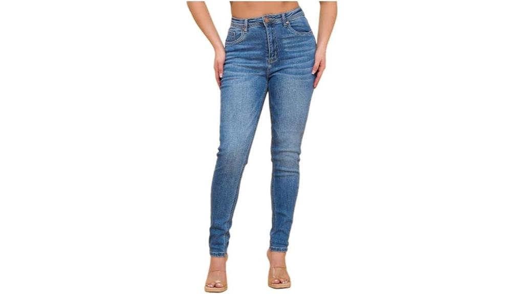 high waisted skinny jeans