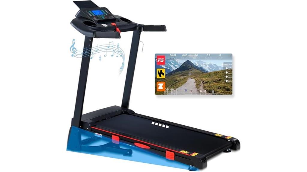 home treadmill with auto incline