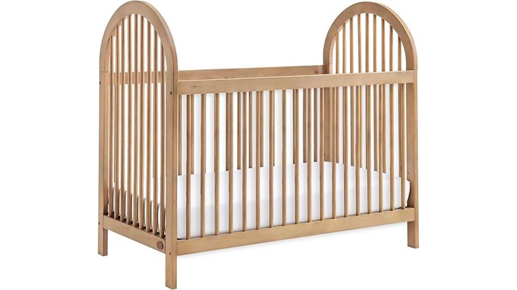 honey wood 3 in 1 crib