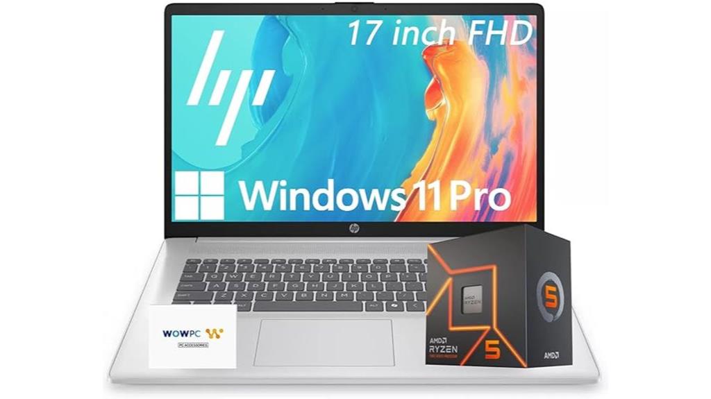 hp 17 ryzen business laptop