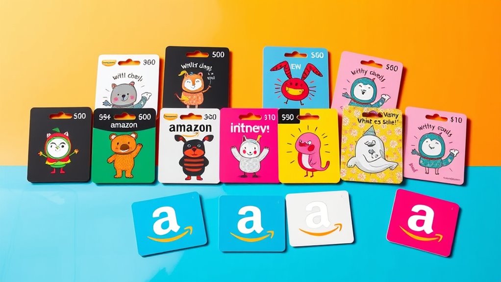 humorous amazon gift cards