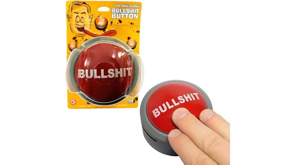 humorous gag gift button