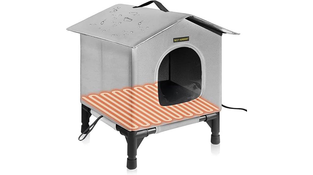 indoor heated cat house