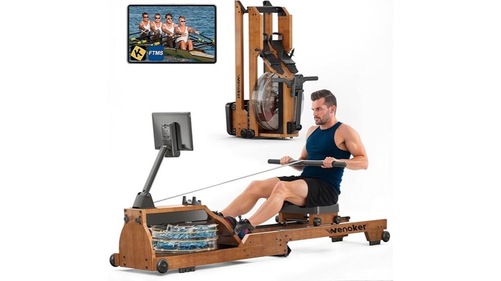 indoor water rowing machine