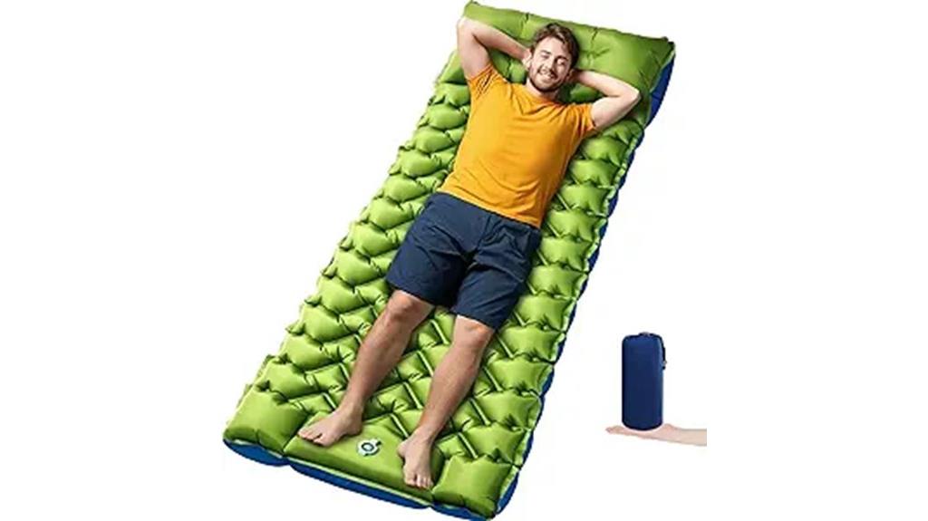 inflatable camping sleep pad