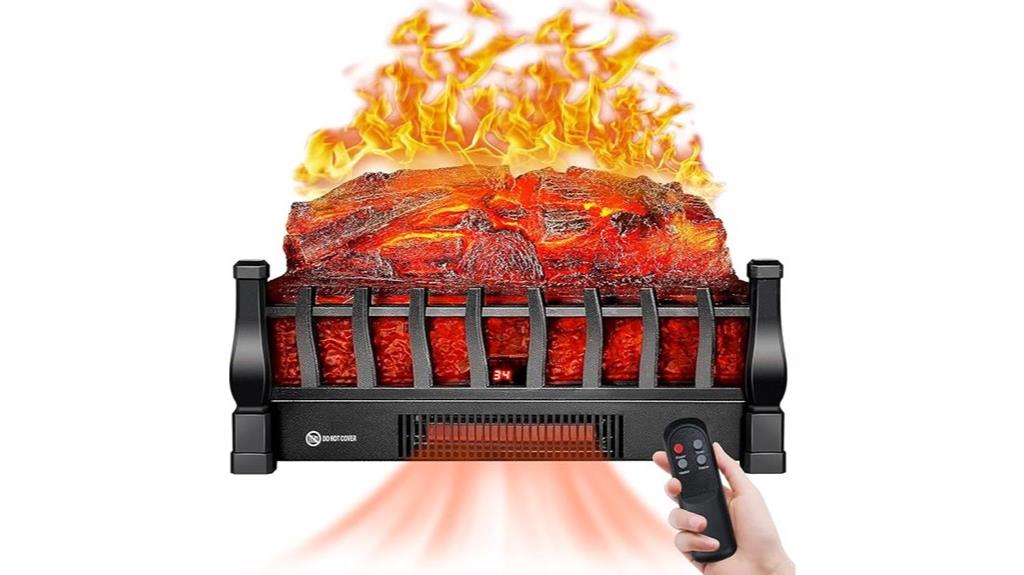 infrared remote electric fireplace